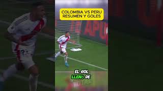 Colombia vs Perú  Resumen Comentarios y Goles  Empate 11 en Lima copamundial eliminatorias [upl. by Leahciam]