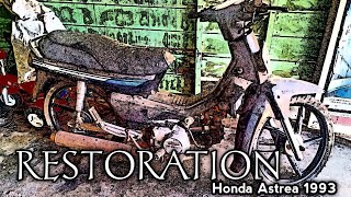 FULL RESTORATION•1993 HONDA ASTREA AbandonedTimeLapse [upl. by Vierno]