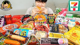 ASMR MUKBANG 편의점 핵불닭 미니 떡볶이 amp 핫도그 amp 김밥 FIRE Noodle amp HOT DOG amp GIMBAP EATING SOUND [upl. by Wulf]