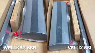 Wellker SolarRollladen SSR vs Velux SolarRollladen SSL [upl. by Notgnillew]