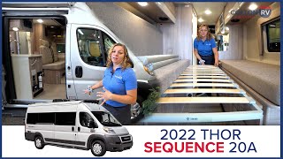 2022 Thor Sequence 20A Class B Motorhome Walkthrough Tour [upl. by Barnie914]