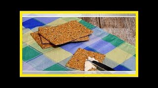 Knäckebrot Rezept für den herzhaften Snack aus Schweden [upl. by Ecille]