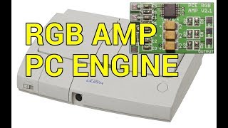 PC Engine DuoR RGB Amp Install  YouTube [upl. by Esekram]