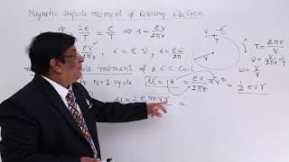 Class 12th – Magnetic Dipole Moment of Revolving Electron  Gyromagnetic Ratio  Tutorials Point [upl. by Uot]