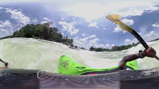 360 Video of Wildwaters Lodge Uganda River rafting [upl. by Ainedrag]