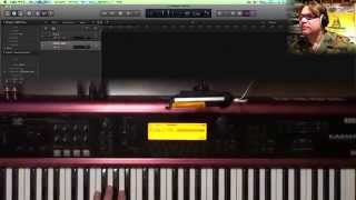 Setup amp Control your External MIDI Keyboard in Logic Pro X  Korg Karma [upl. by Bannon]