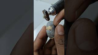 Gold buti flat tikon design video amirulhoque jewelry buti gold flat making video shorts [upl. by Eatnohs]