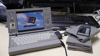 FDD testing  TOSHIBA Libretto 70CT [upl. by Ericksen]