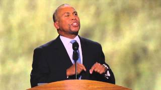 Deval Patrick at the 2012 Democratic National Convention [upl. by Johppah]