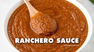 Zesty Ranchero Sauce  Chili Pepper Madness [upl. by Maclaine]