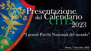 Carabinieri  Presentazione del Calendario CITES 2023 [upl. by Gardia]