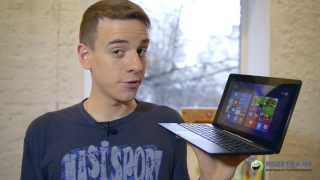 Обзор планшетаноутбукатрансформера Asus Transformer Book T100 [upl. by Spancake]