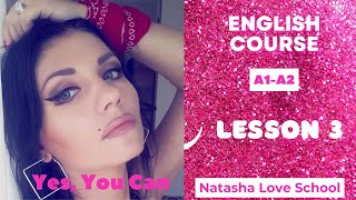 Speaking English Practice LESSON 3 A1A2 English classes in English Free [upl. by Hynes545]