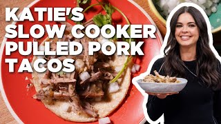 Katie Lee Biegels SlowCooker Pulled Pork Tacos  The Kitchen  Food Network [upl. by Hartwell]