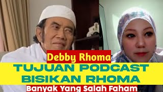 PUTRI RHOMA IRAMA BICARA TERKAIT PODCAST BISIKAN RHOMA YANG MENGANGKAT SOAL NASAB BAALAWI [upl. by Yorztif]