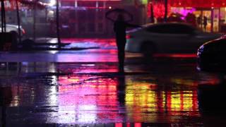 Rainy Day Rain Night Summer Colorful Reflection 2 No Copyright Video [upl. by Lodge]