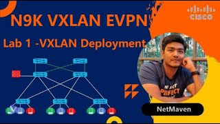 NXOS VXLAN EVPN Lab 1  VXLAN Deployment [upl. by Geddes]