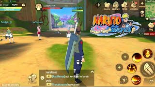 Naruto Slugfest Gameplay 3D OPEN WORLD MMORPG AndroidIOS [upl. by Eseilenna]