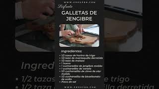 Galletas de Jengibre cocinacreativa recetasdeliciosas postresirresistibles [upl. by Ahsiniuq]