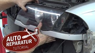 BMW E46 Xenon Scheinwerfer ausbauen  Stoßstange ausbauen  DIY Tutorial [upl. by Issie]