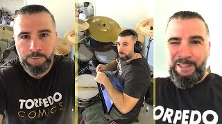 John Dolmayan playing System Of A Down songs Day 3 9132018 [upl. by Ellek]