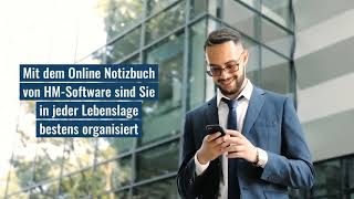 Das Online Notizbuch von HMSoftware – in jeder Lebenslage bestens organisiert Digitales Notizbuch [upl. by Sisi]