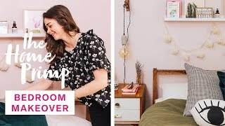 Gorgeous Bedroom Makeover On A Budget  Small Bedroom Design Ideas  The Home Primp [upl. by Lainad27]