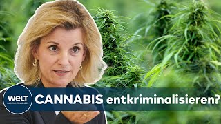 KIFFEN keine STRAFTAT mehr Drogenbeauftragte CSU bei CANNABIS offen für quotportugiesisches Modellquot [upl. by Ecnarret]