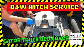 B amp W COMPANION 5TH Wheel Hitch Service  Bonus Footage [upl. by Talley]