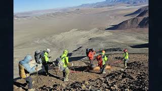 Rescatan cuerpo de turista alemán en el sector del volcán Láscar [upl. by Emily]