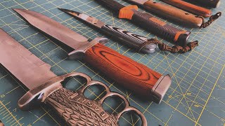 COMPLETE Fixed Blade Knife collection [upl. by Malek]