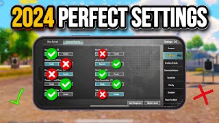 PUBG MOBILE BEST SETTINGS 2024 🔥 USE THIS BEST TUTORIAL VIDEO  SENSITIVITY amp CODE ✅ [upl. by Thinia]