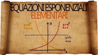 Equazioni Esponenziali Elementari  Spiegazione con Esempi Svolti [upl. by Helga238]