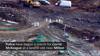 Drone footage of Corrie McKeague search at landfill near Milton [upl. by Noelle137]