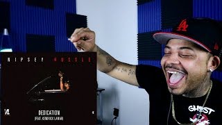 Nipsey Hussle x Kendrick Lamar Dedication REACTION [upl. by Zetroc13]