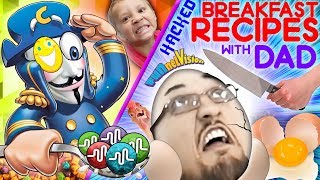 DADS BREAKFAST RECIPES  SOMEONE DELETES CHASES MUSICAL LY Cap n Crunch Pancakes by FUNnel Fam [upl. by Iden]