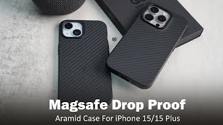 Magsafe Drop Proof Aramid Case For iPhone 1515 Plus [upl. by Asiluy]