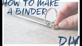 DIY How to make a binder from scratch [upl. by Lamoureux]