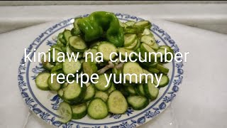 Kinilaw na pipinocucumber recipe yummytrending joemarviloriachannel2783 [upl. by Thamora3]