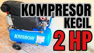 KOMPRESOR PORTABLE LISTRIK KRISBOW 2HP [upl. by Gerald]