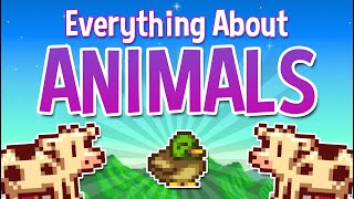 All You Need to Know about Animals  Stardew Valley [upl. by Nesyrb564]