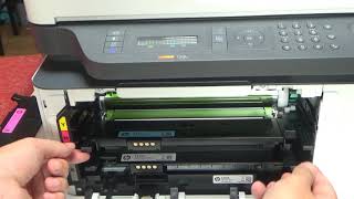 HP CP1215 CP2025 Pro 200300 Toner Cartridge Refill Instructions [upl. by Anaehs]