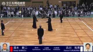 SHIMIZU TKM FURUKAWA  12th All Japan KENDO 8DAN holders Championship  Round 3 25 [upl. by Eleon944]