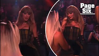 Taylor Swift wastes no time dancing at MTV VMAs 2024 — see her seatmates [upl. by Docilu]