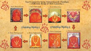 Top 8 Ganesha Songs Ashtavinayak Darshan  Different Roop of Shri Ganesha [upl. by Acirea514]