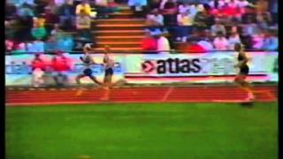 SM I FRIIDROTT 1987 10000M GÄVLE Mats Erixon Mölndals AIK [upl. by Aral]