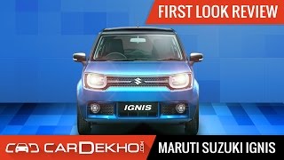 Maruti Suzuki Ignis  First Look Review [upl. by Adyl]