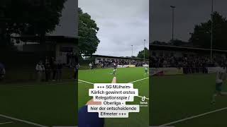 SG 2000 MülheimKärlich gewinnt erstes Relegationsspiel Mehr auf wwwdasrunde fussball fußball [upl. by Birkle]