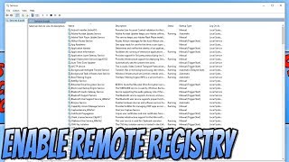 How To Enable Remote Registry In Windows 10 Easy Tutorial [upl. by Knepper53]