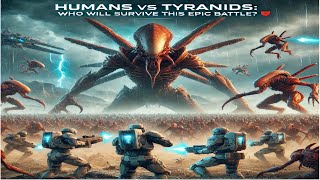 Humans vs Tyranids Who Will Survive This Epic Battle ⚔️💀 [upl. by Annahavas]